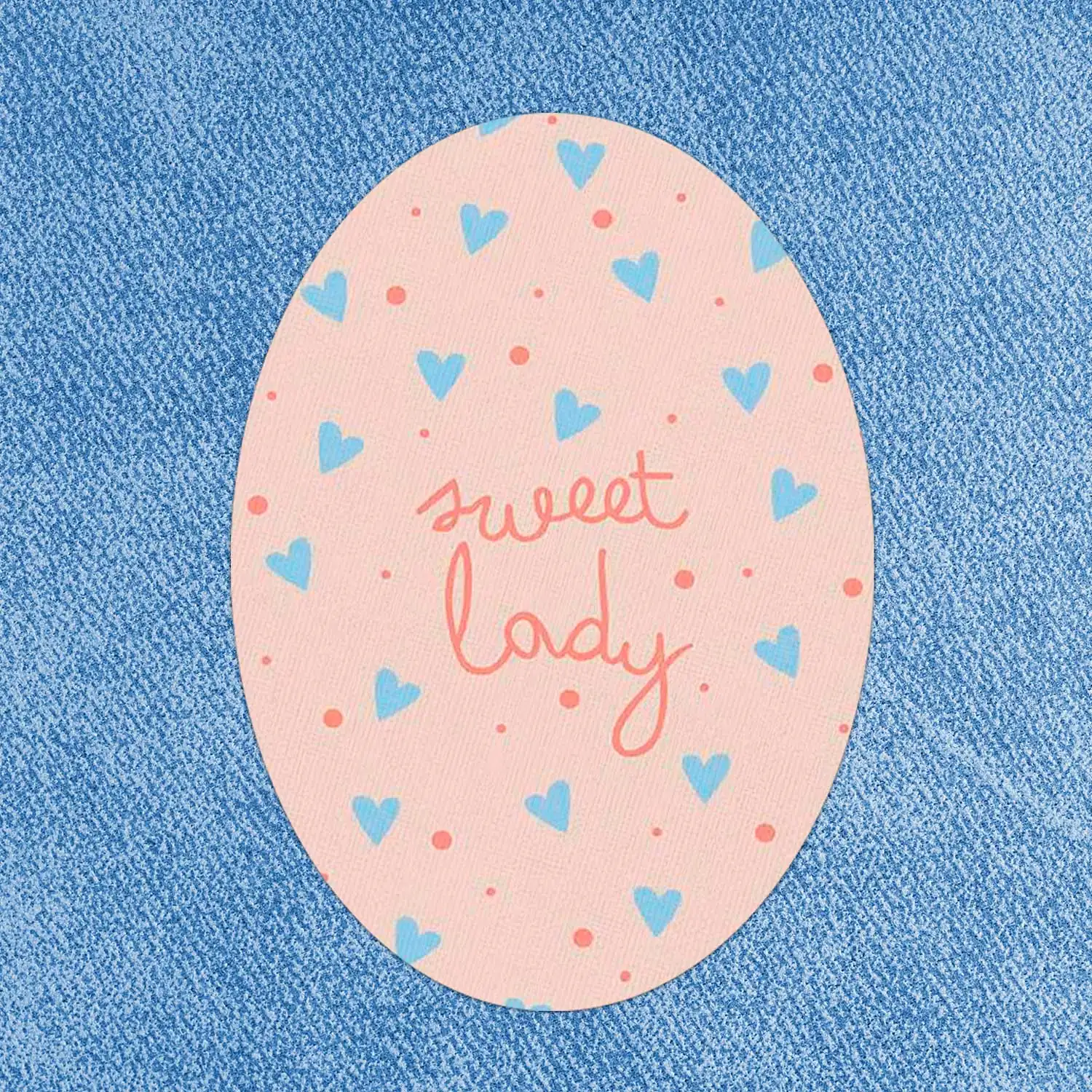 Sweet Lady Iron-On Patch Sweet Lady Iron-On Patch