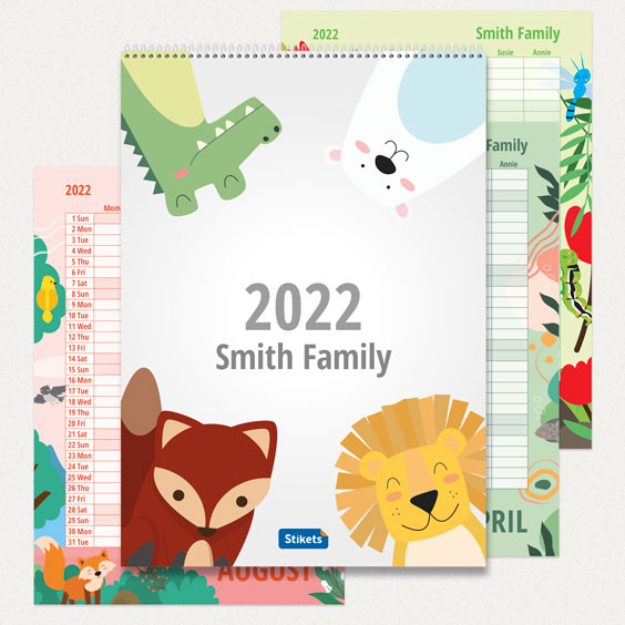 Personalized Family Calendar