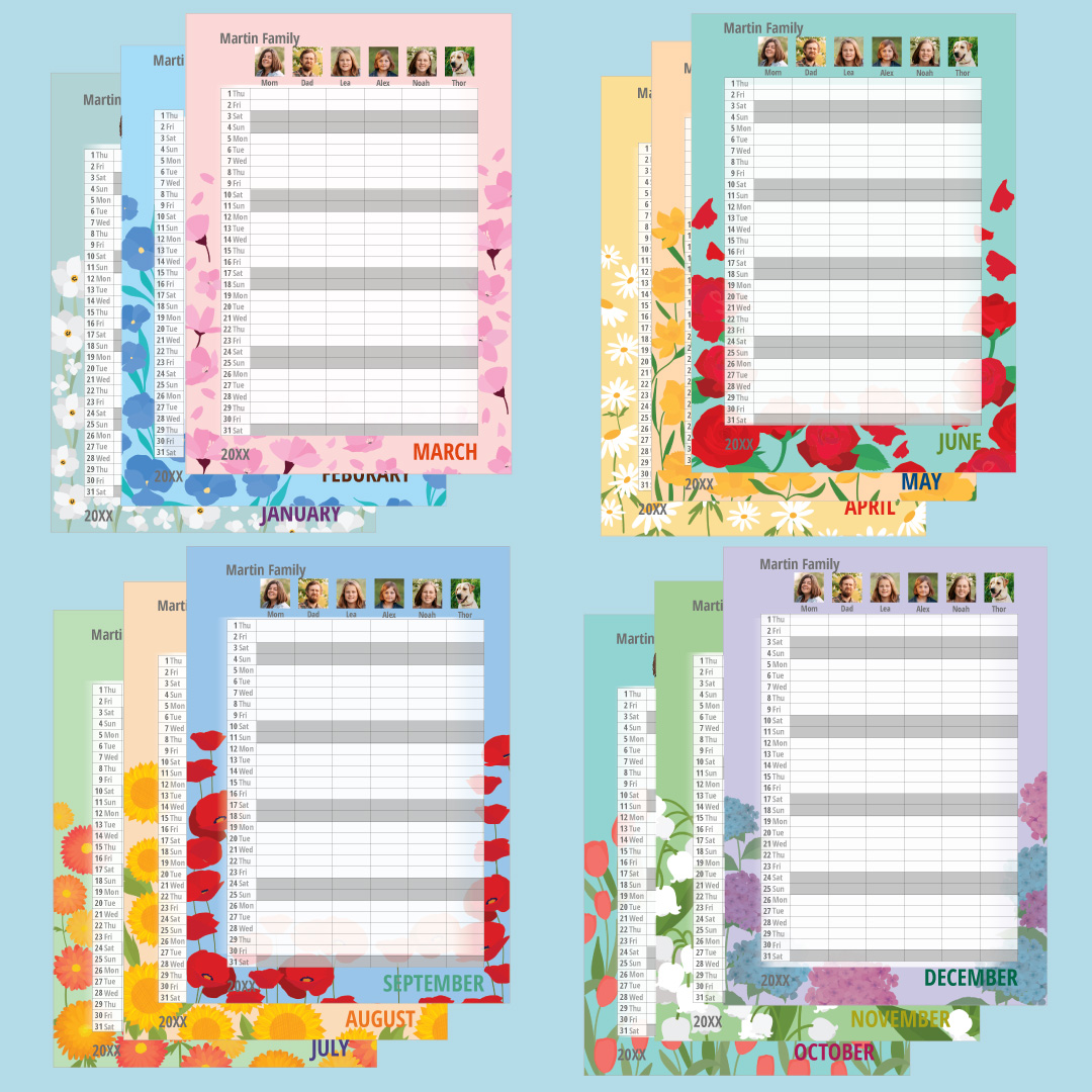 Photo planner Calendar (12 months)  2025