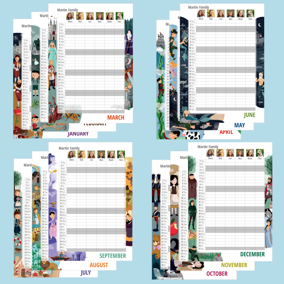 Photo planner Calendar (12 months)  2025