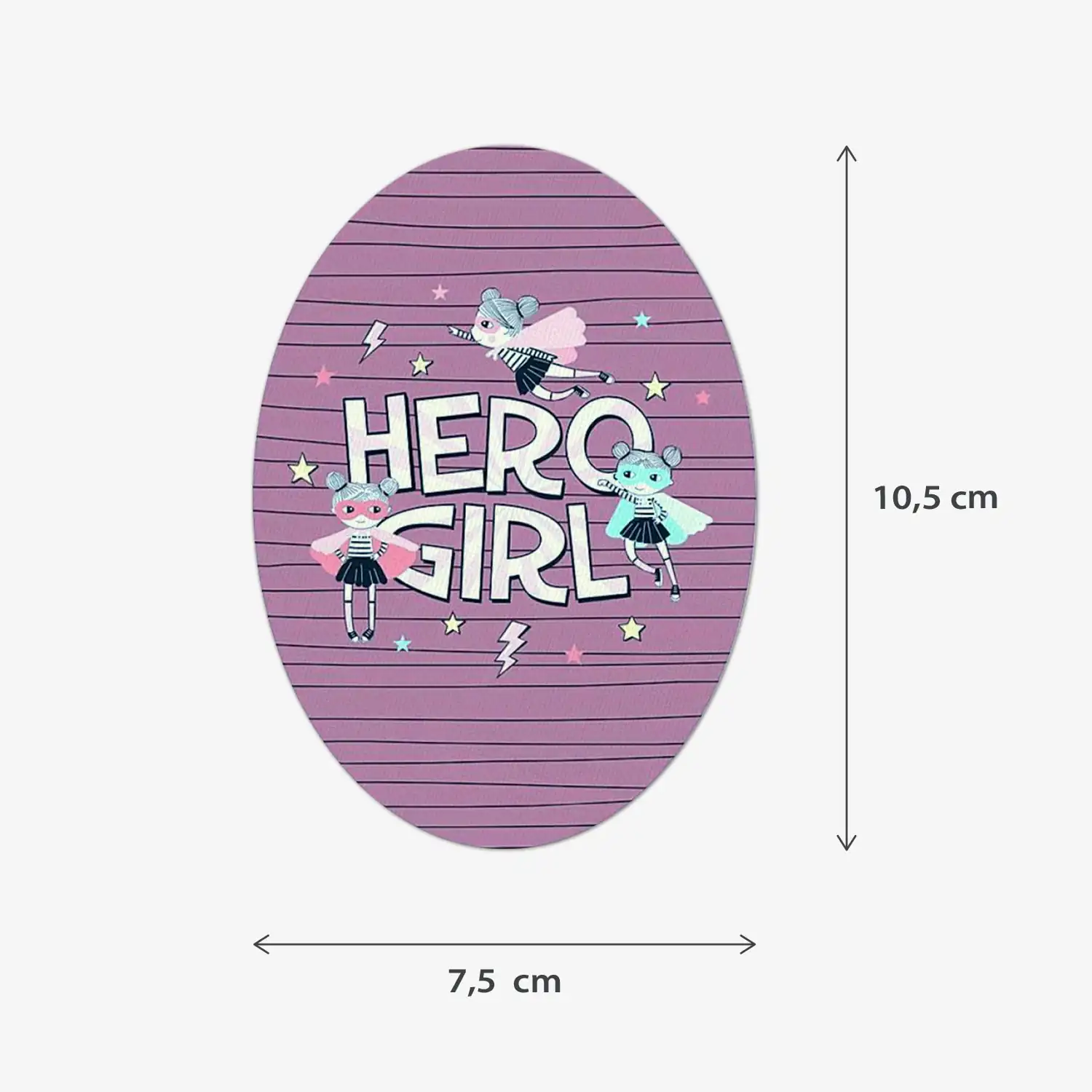 Nažehlovacia záplata Hero Girl Nažehlovacia záplata Hero Girl