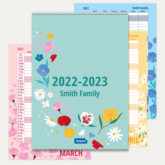 Family Planner Calendar (17 months)