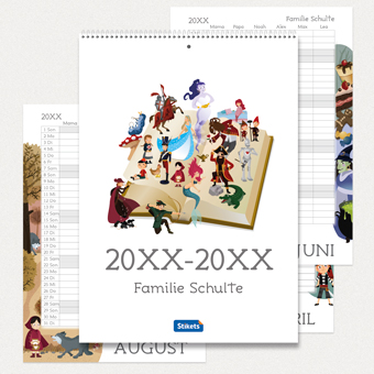 Familienplaner - Kalender (17 Monate) 25/26