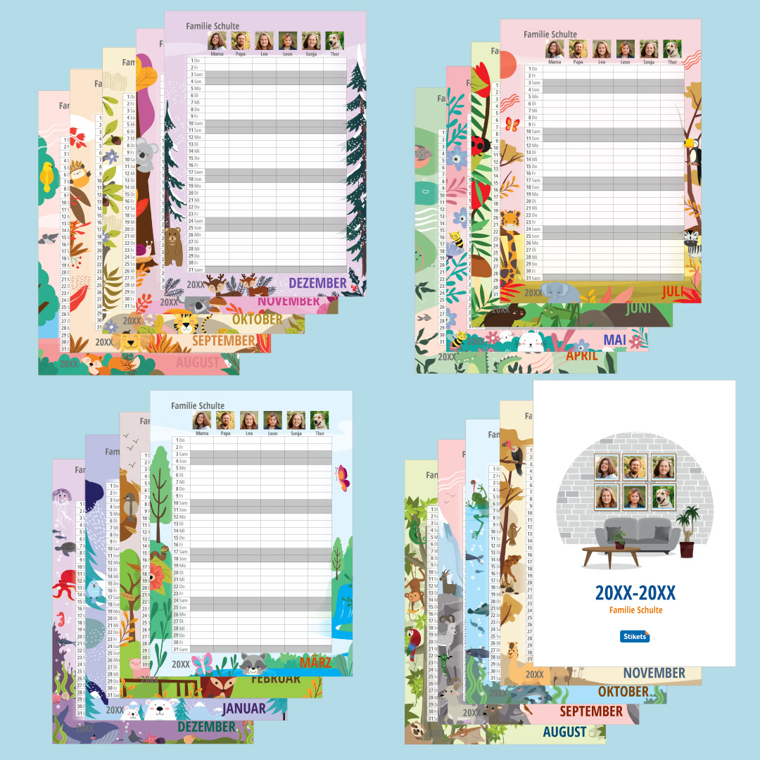 Photo planner Calendar (17 months) 