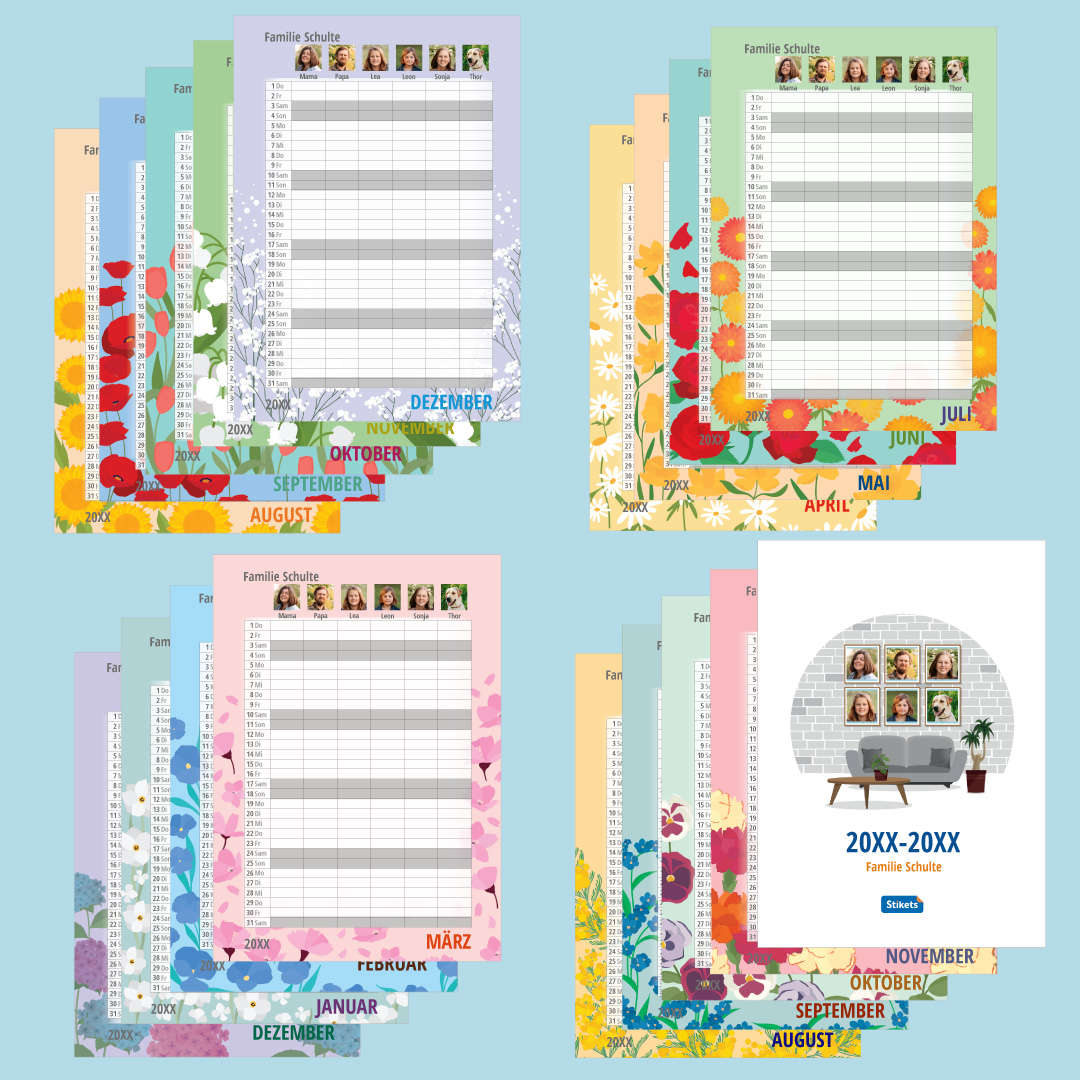 Photo planner Calendar (17 months) 