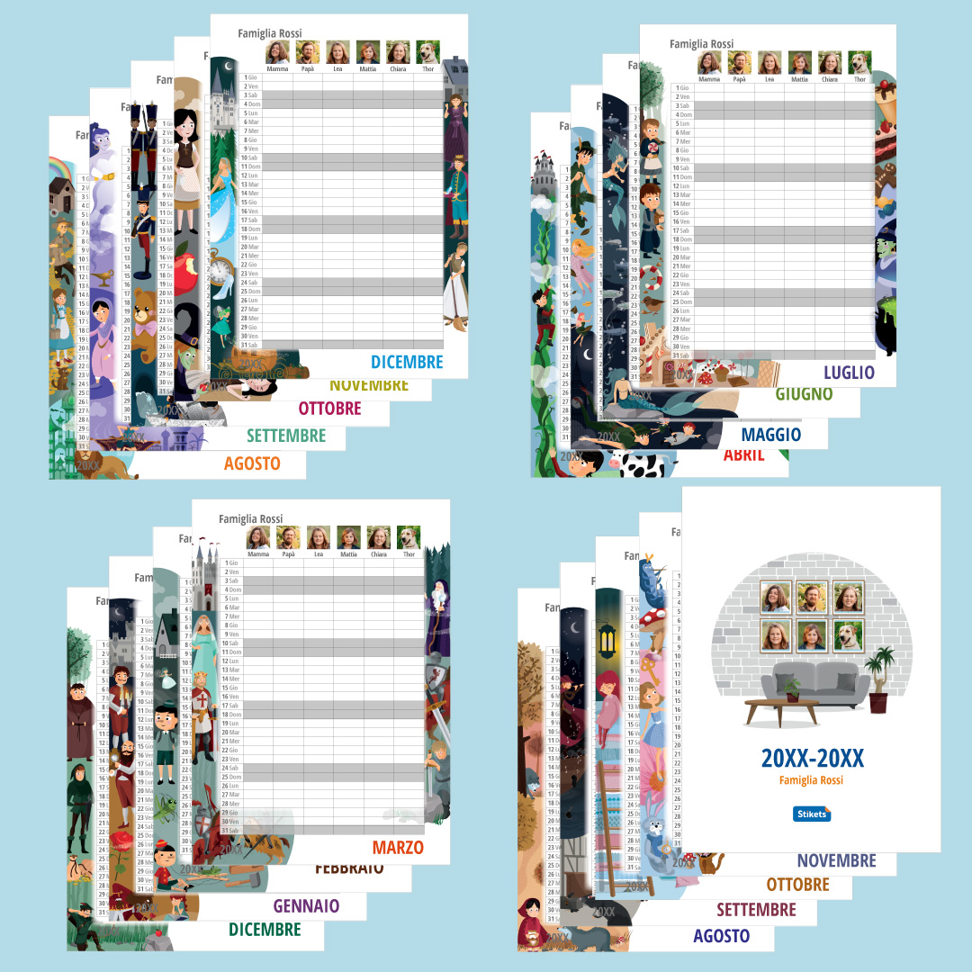 Calendario planner con foto (17 mesi)