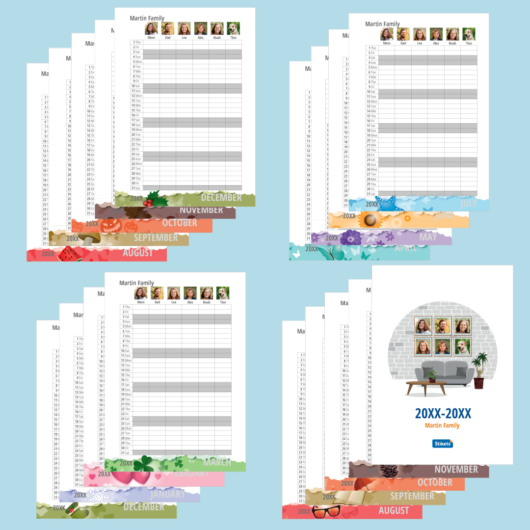 Photo planner Calendar (17 months) 