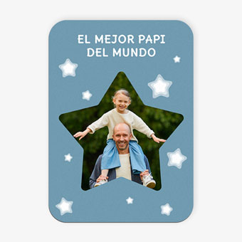 Portafoto personalizado en madera 17 x 12 cm para padres