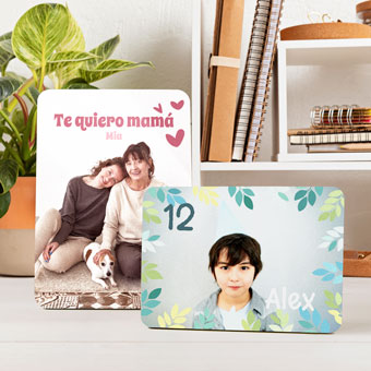 Portafoto personalitzat en fusta 17 x 12 cm per a mares