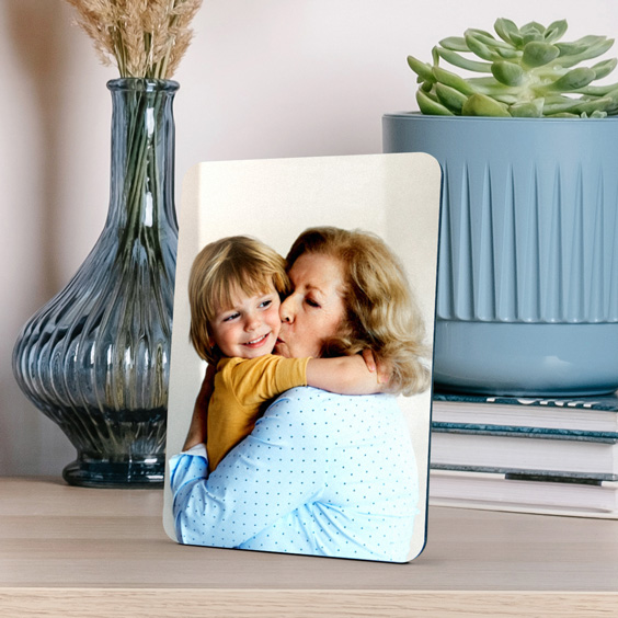 Custom Wood Tabletop Photo Panel