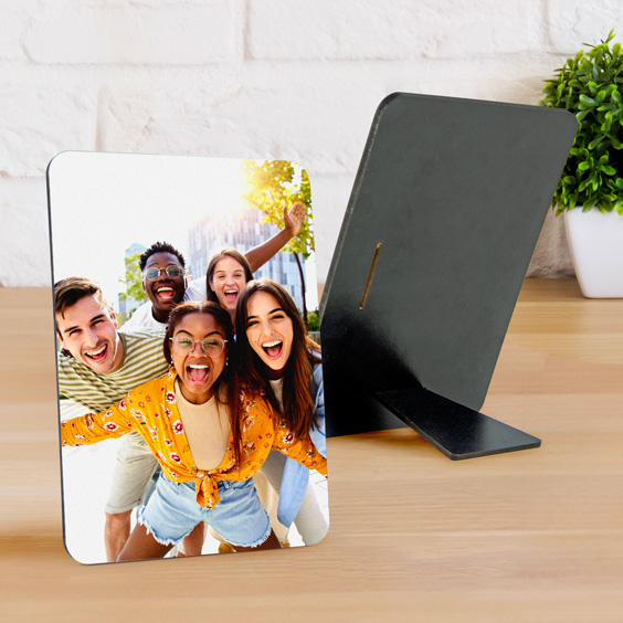 Custom Wood Tabletop Photo Panel