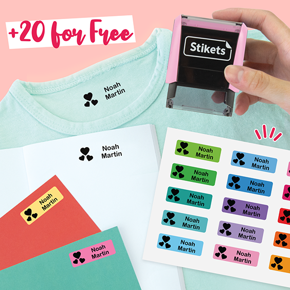 20FREE Stickers With Your Pastel Stamp