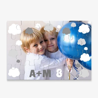Puzzle para cumpleaños en cartón 24 piezas