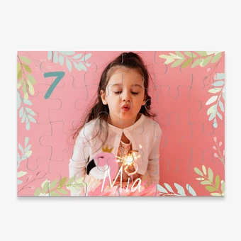 Puzzle para cumpleaños en cartón 24 piezas