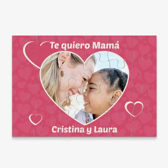 Puzzle para madres en cartón 24 piezas