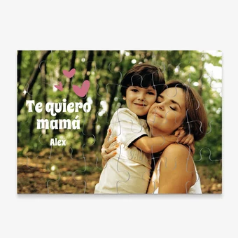 Puzzle para madres en cartón 24 piezas