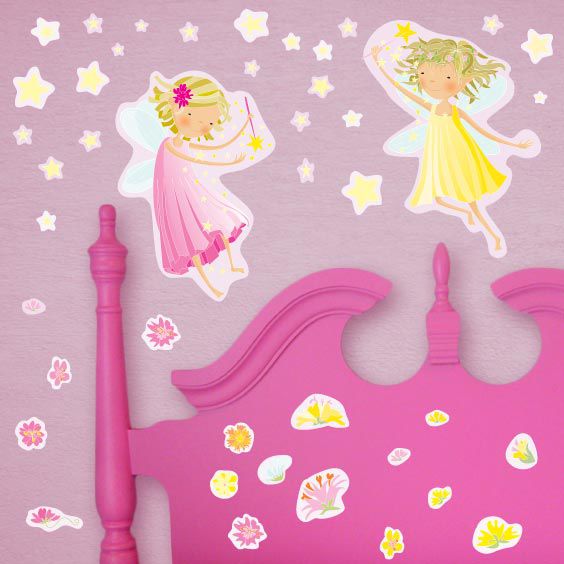 Fairies and Stars Wall Decals