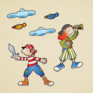 Pirates wall stickers