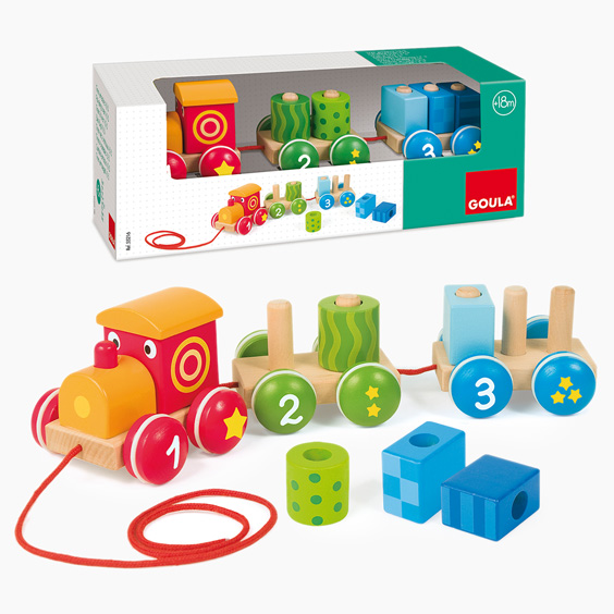 Set da gioco Presepe colorato in legno per bambini 