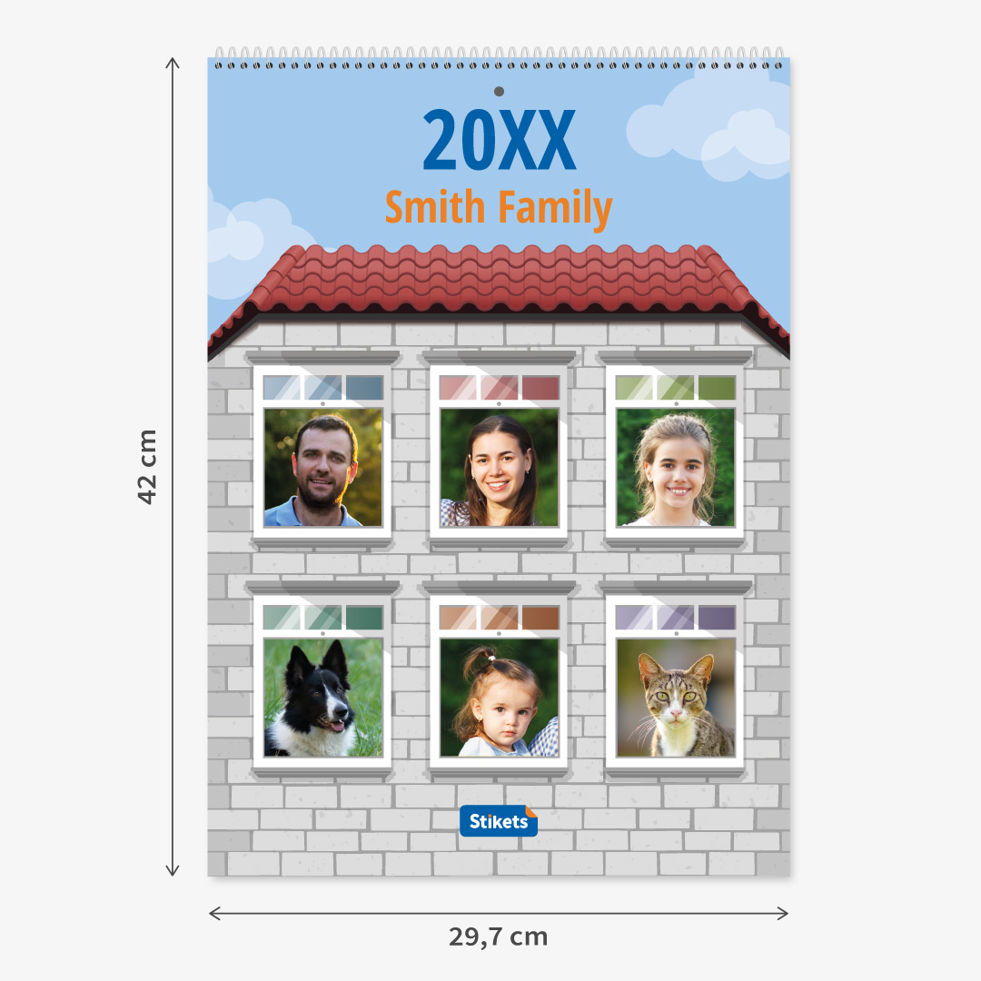 Photo planner Calendar A3 (12 months) 2025