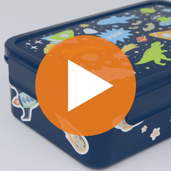 Galaxy Kinder Bento Lunchbox van A Little Lovely Company