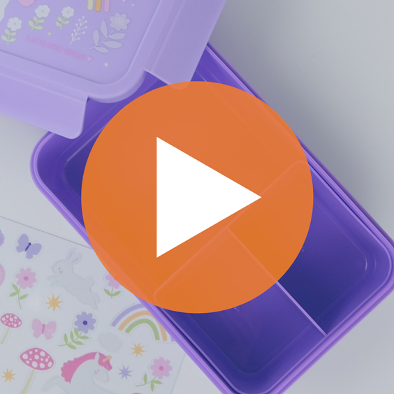 Personalisierte Kinder-Lunchbox Unicorn Dreams – A Little Lovely Company