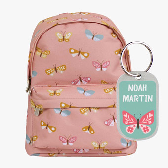 A Little Lovely Company Butterfly Mini Backpack Customisable