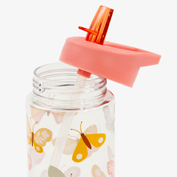 Botella personalizable para niños Mariposas de A Little Lovely Company
