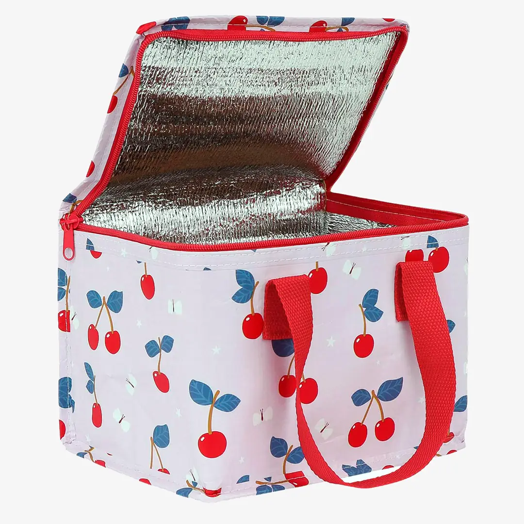 Saco térmico para alimentos Cherries personalizável da A Little Lovely Company