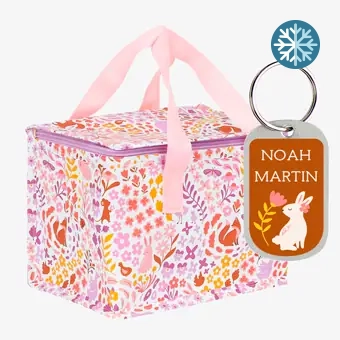 Personalisierbare Lunch -  Kühltasche Flower Garden von A Little Lovely Company