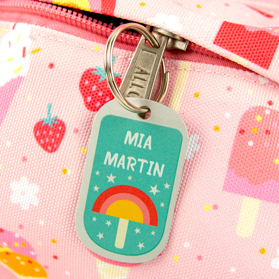 Mini mochila Sorvete A Little Lovely Company personalizável