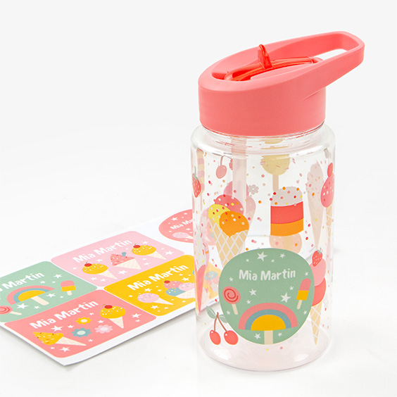 Personalised Ice-Cream Bottle for Kids by A Little Lovely Company