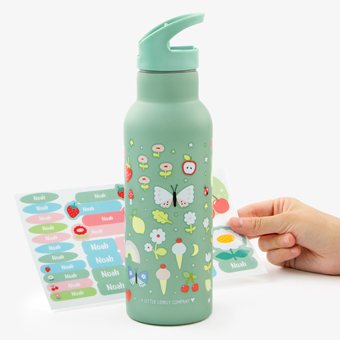 Personalisierbare Edelstahlflasche Joy von A Little Lovely Company