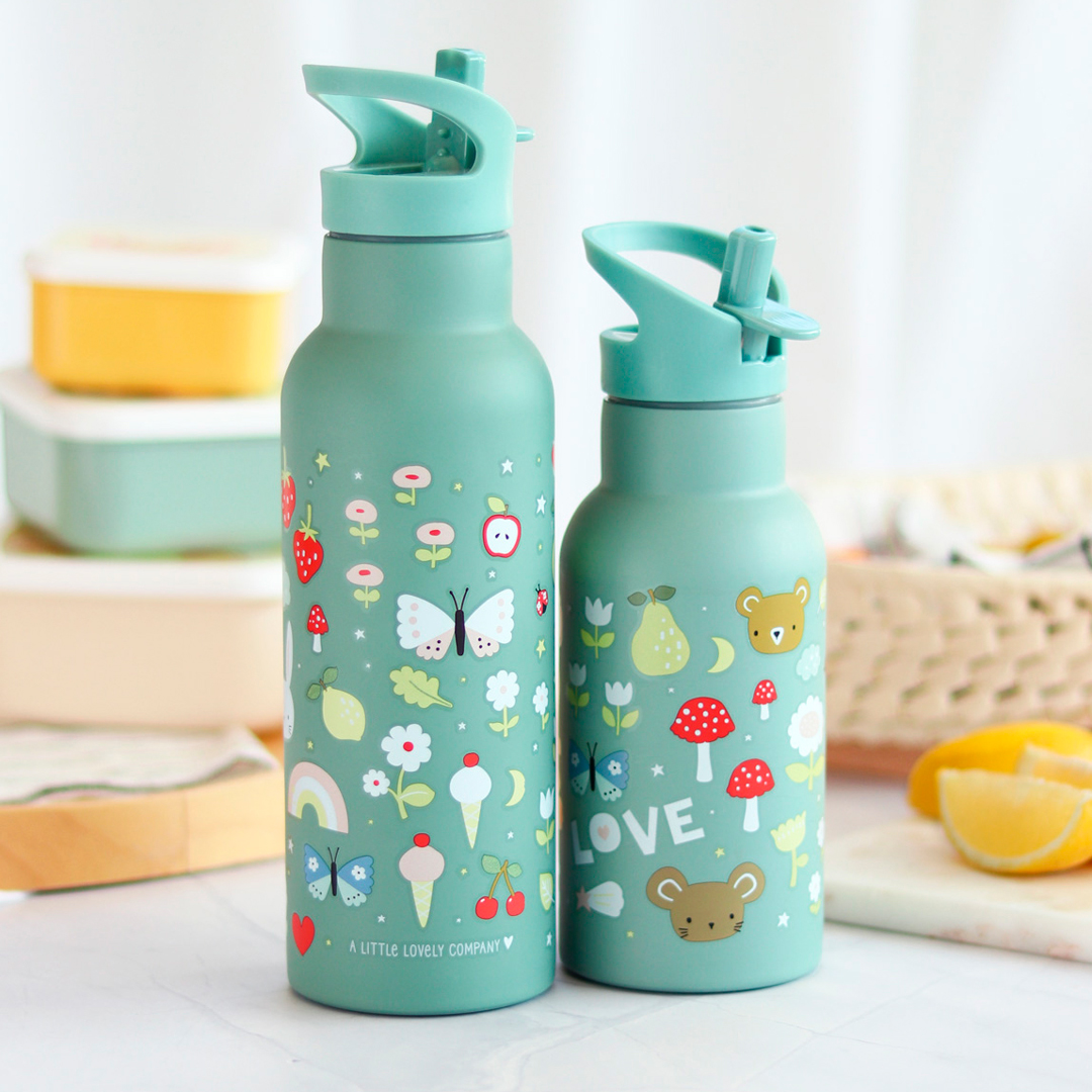 Personalisierbare Edelstahlflasche „Joy“ von A Little Lovely Company