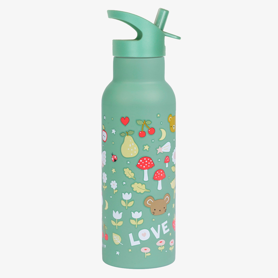 Personalisierbare Edelstahlflasche „Joy“ von A Little Lovely Company