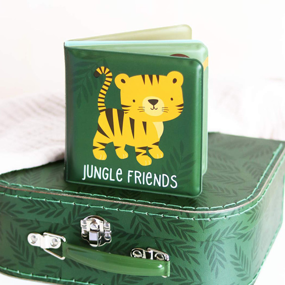 Jungle Friends Bath Book by A Little Lovely Company 