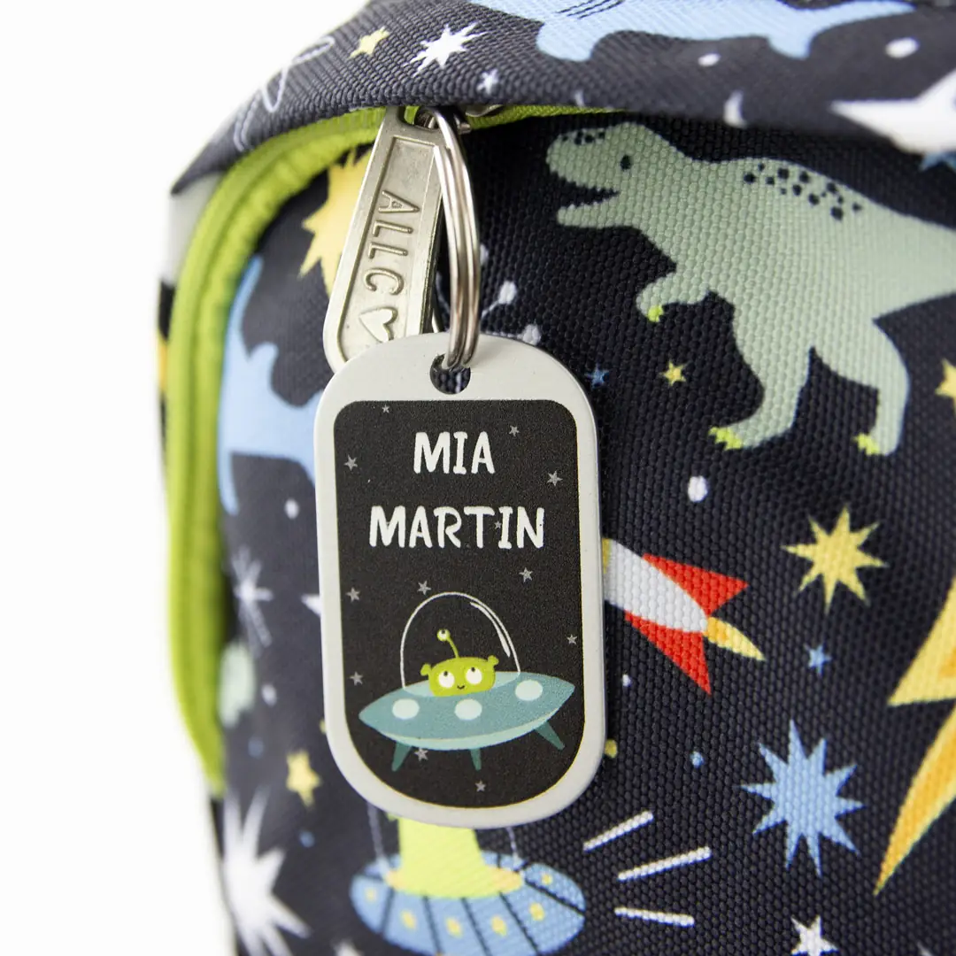 Mini rucsac Galaxie de la A Little Lovely Company personalizabila