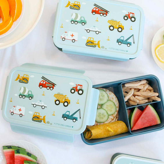 Fiambrera infantil Bento Vehicles A llittle Lovely Company 