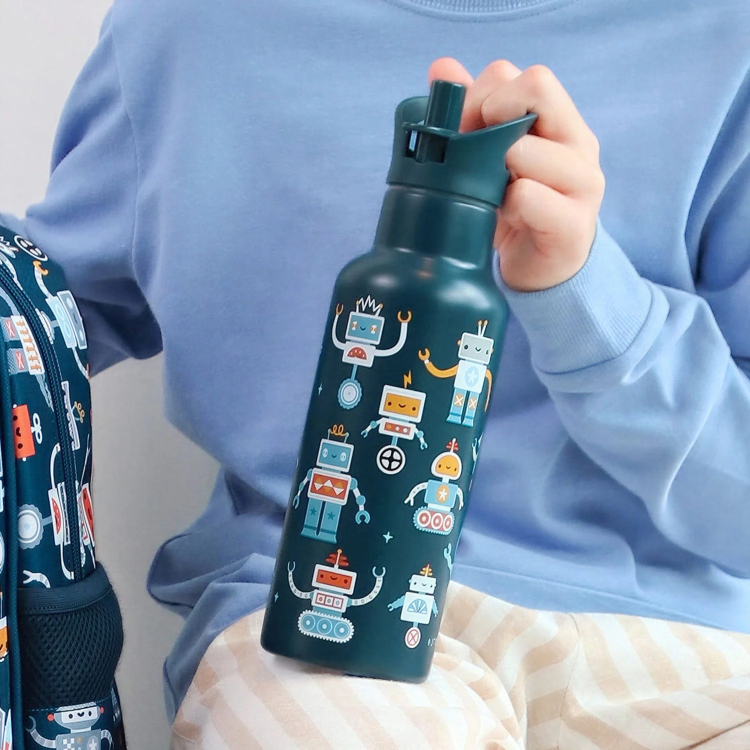Personalizable Thermal Bottle Robots by A Little Lovely Company