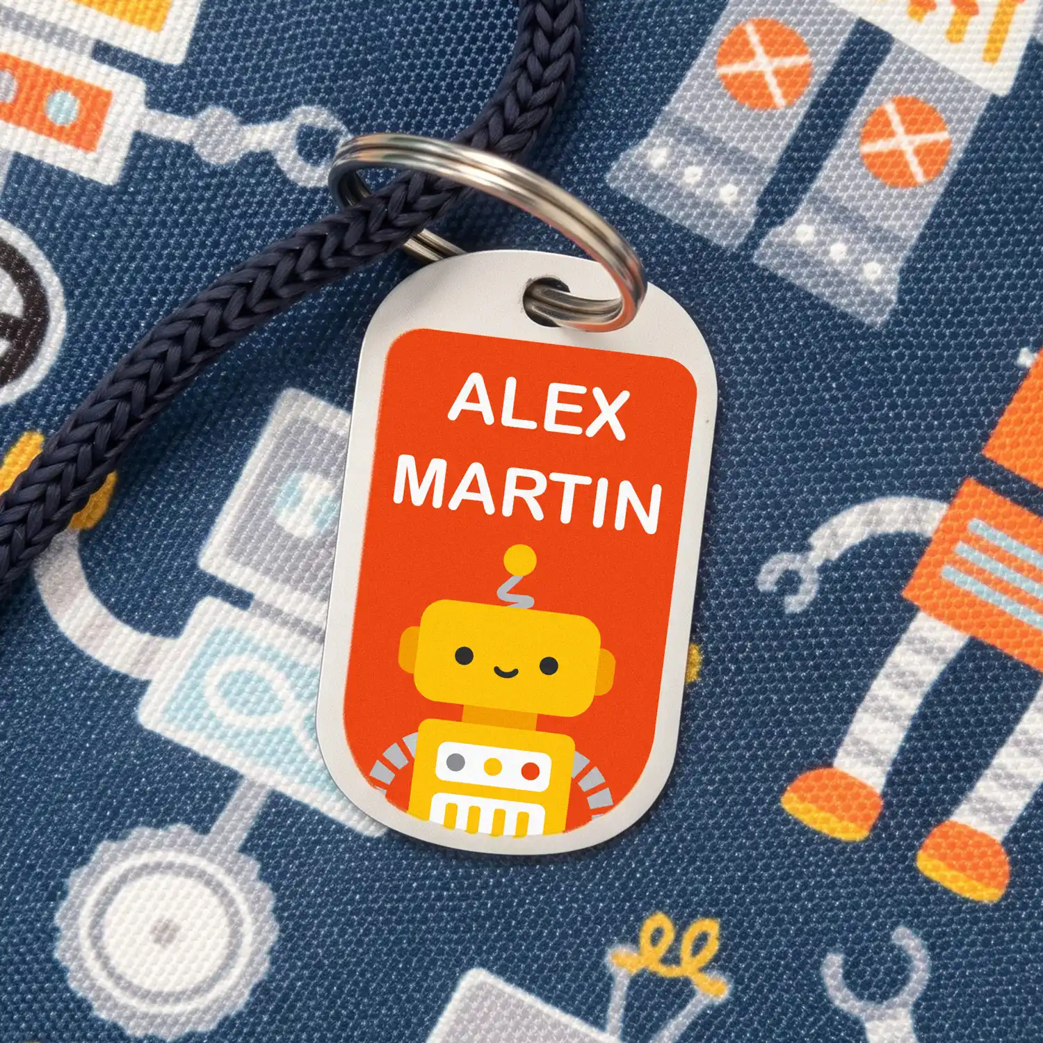 A Little Lovely Company Drawstring Bag Robots A Little Lovely Company Drawstring Bag Robots