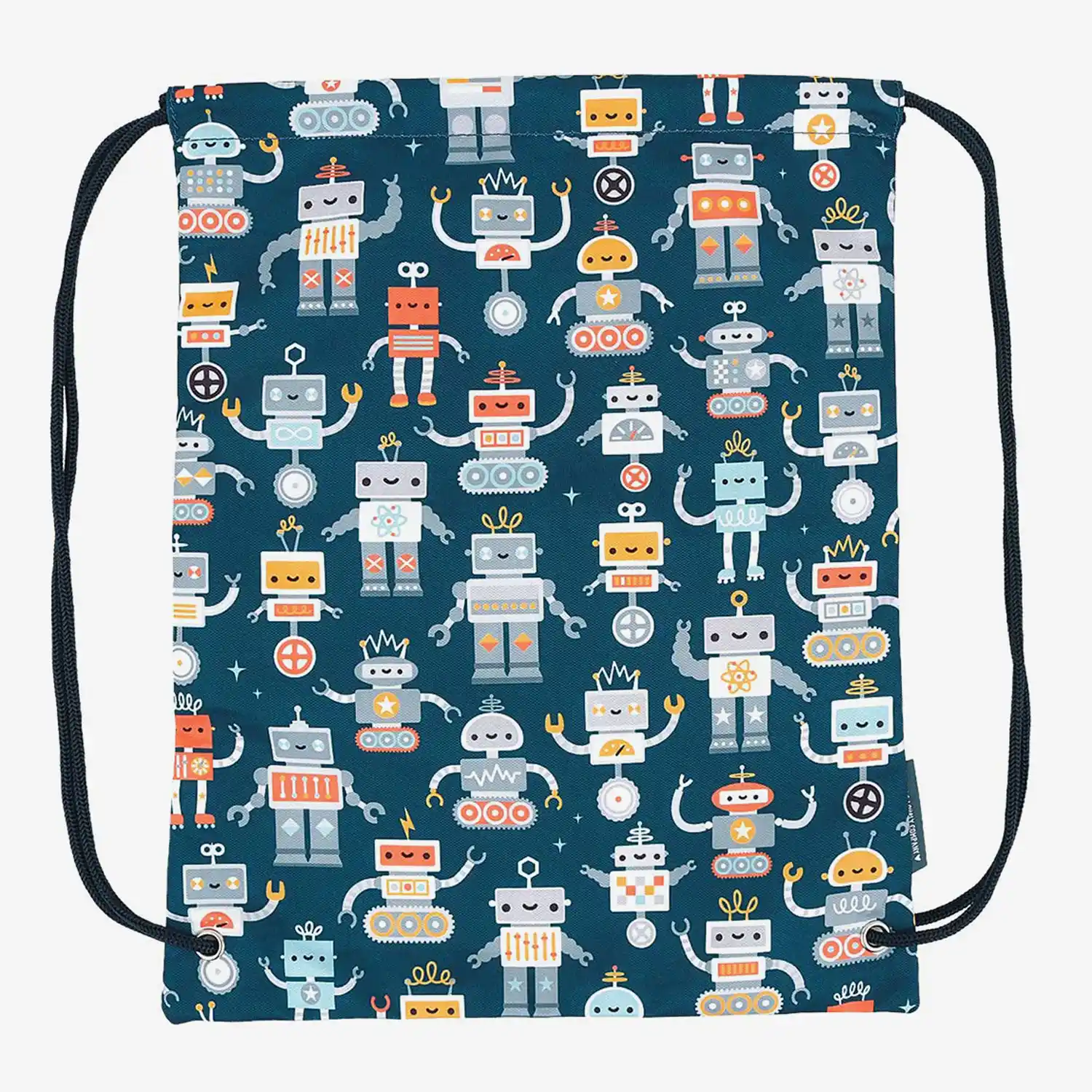 A Little Lovely Company Drawstring Bag Robots A Little Lovely Company Drawstring Bag Robots