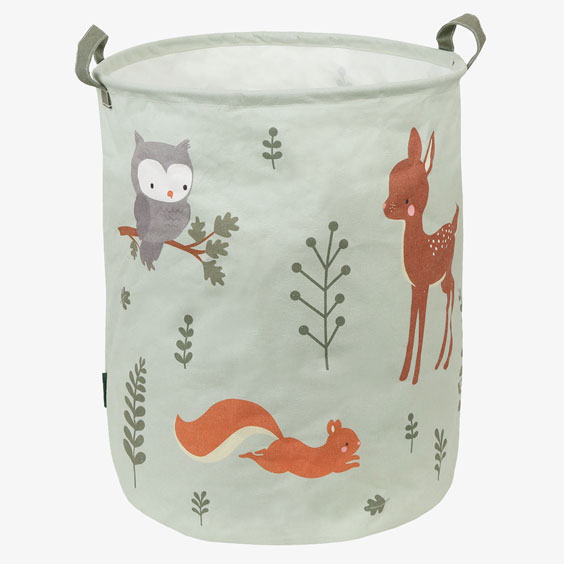 A Little Lovely Company Foxes Storage and Laundry Basket