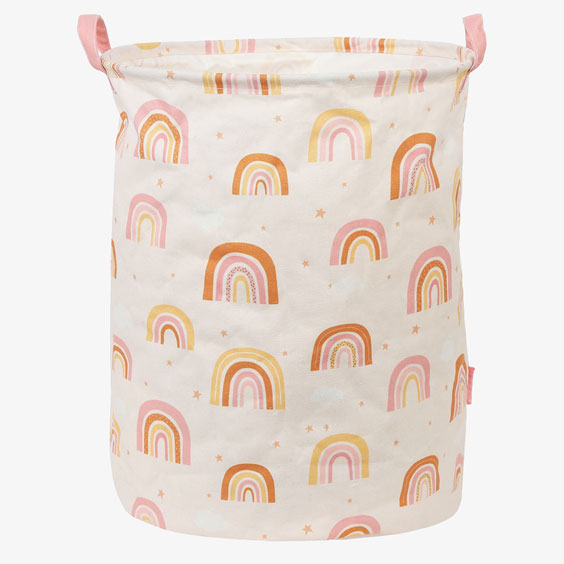 A Little Lovely Company Rainbows Storage and Laundry Basket