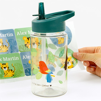 Personalised Tiger Bottle for Kids by A Little Lovely Company