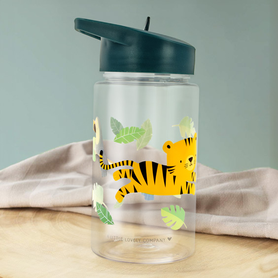 Personalised Tiger Bottle for Kids by A Little Lovely Company