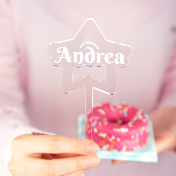 Topper personalitzat per a cupcakes