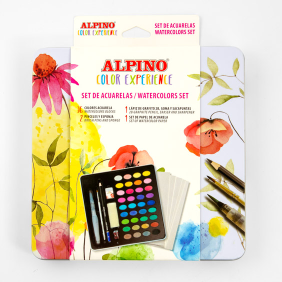 Set de acuarelas Alpino Color Experience