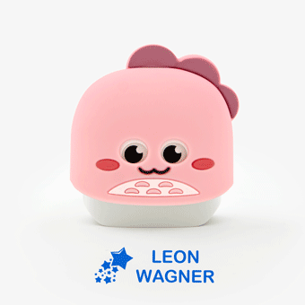 Personalisierter Stempel für Kinder Dino zum Kennzeichnen von Kleidung und Gegenständen 