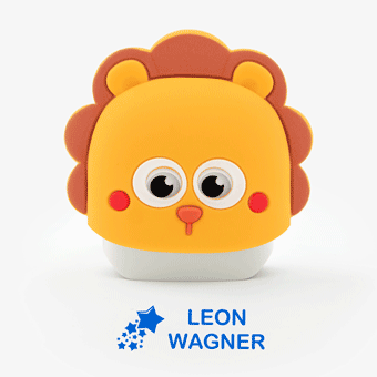 Personalisierter Stempel für Kinder Löwe zum Kennzeichnen von Kleidung und Gegenständen 