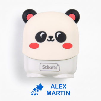 Segell personalitzat infantil panda per marcar roba i objectes 